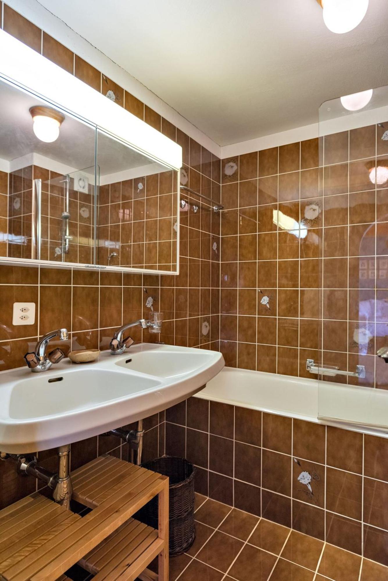 Apartamento Chesa Panorama B - La Punt Exterior foto