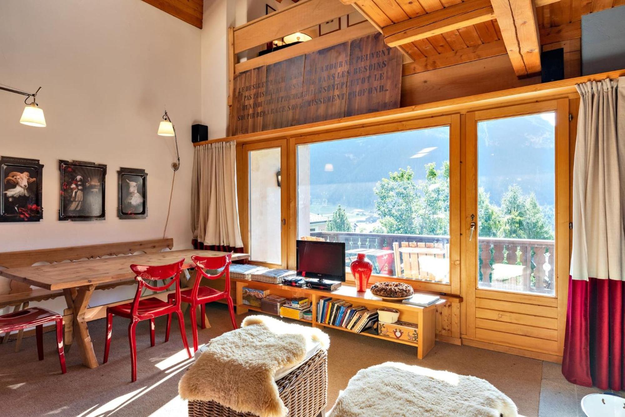 Apartamento Chesa Panorama B - La Punt Exterior foto