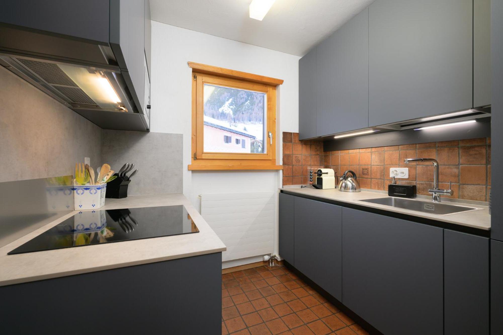 Apartamento Chesa Panorama B - La Punt Exterior foto